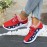Women's Star Pattern Sneakers - Breathable Knitted Running Shoes